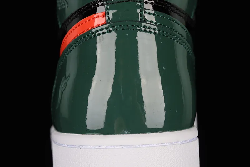 All categories Air Jordan Jordan series basketball shoes Air Jordan 1 High Air Jordan 1 Retro Hi NRG/UN AJ1 Joe 1 Miami patent leather green AV3905-038